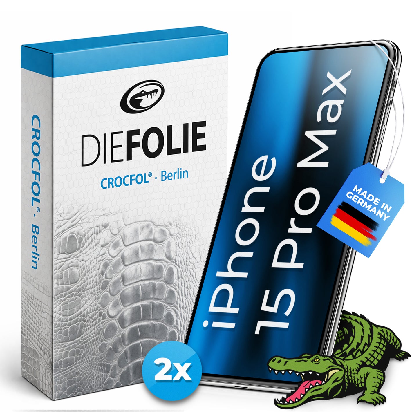 Crocfol DIEFOLIE für iPhone 15 Pro Max